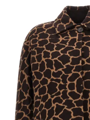 'Ortica' coat Woman MAX MARA Brown