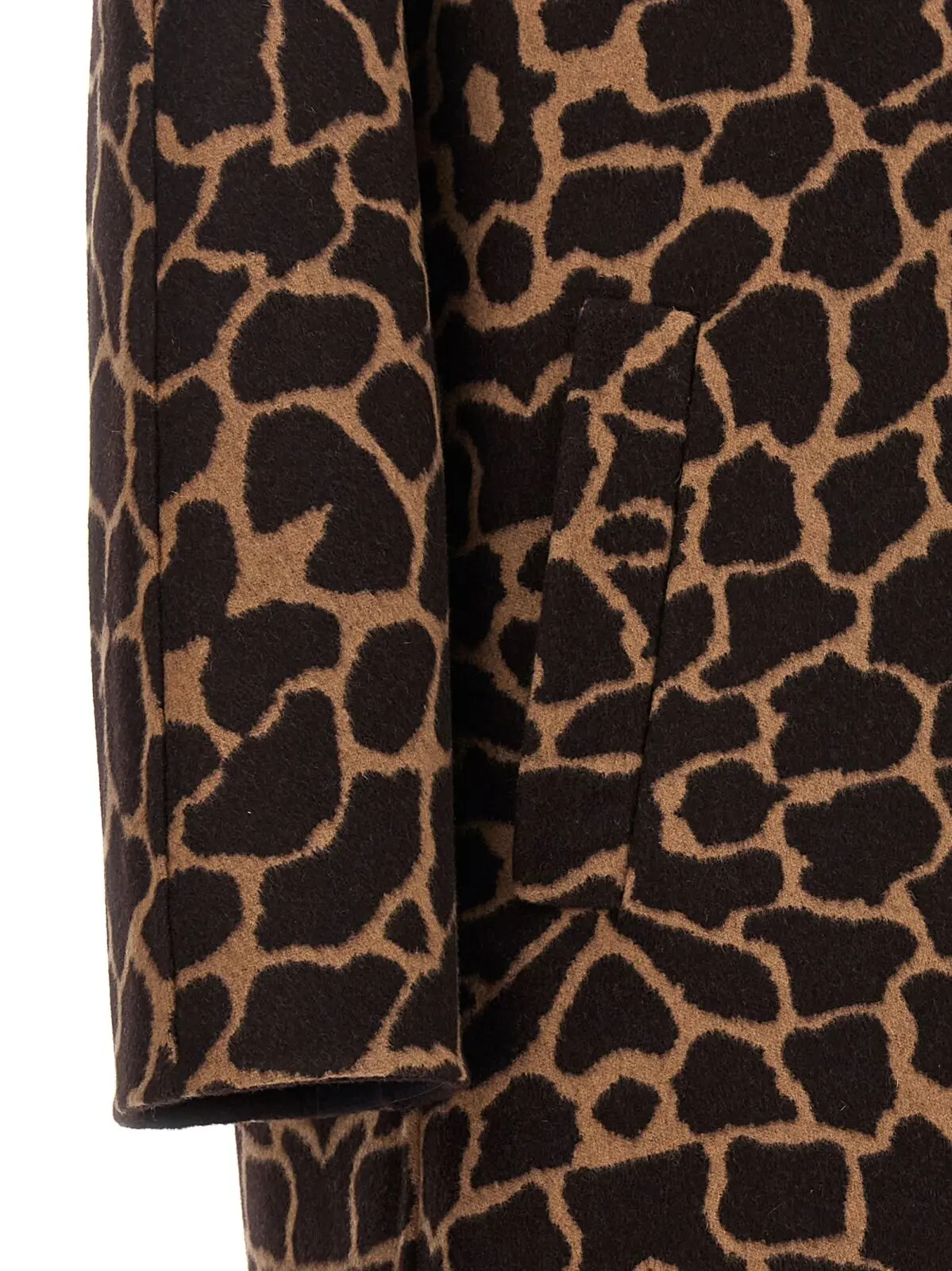 Однобортне пальто Ortica Max Mara Коричневий 4 'Ortica' coat 100% virgin wool MAX MARA Brown