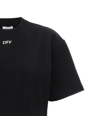 'Off stamp' T-shirt Woman OFF-WHITE Black