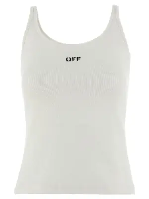 'Off stamp' top OFF-WHITE White