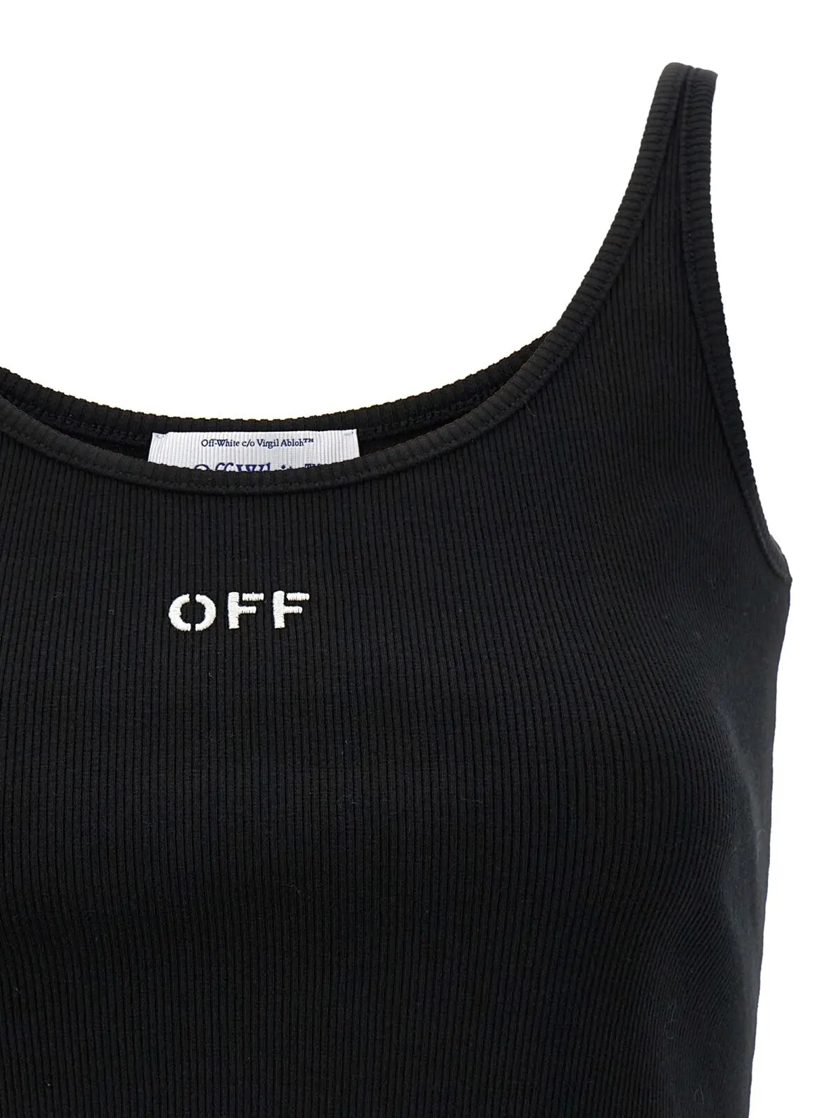 Топ Off stamp Off-White Чорний 3 'Off stamp' top Woman OFF-WHITE Black