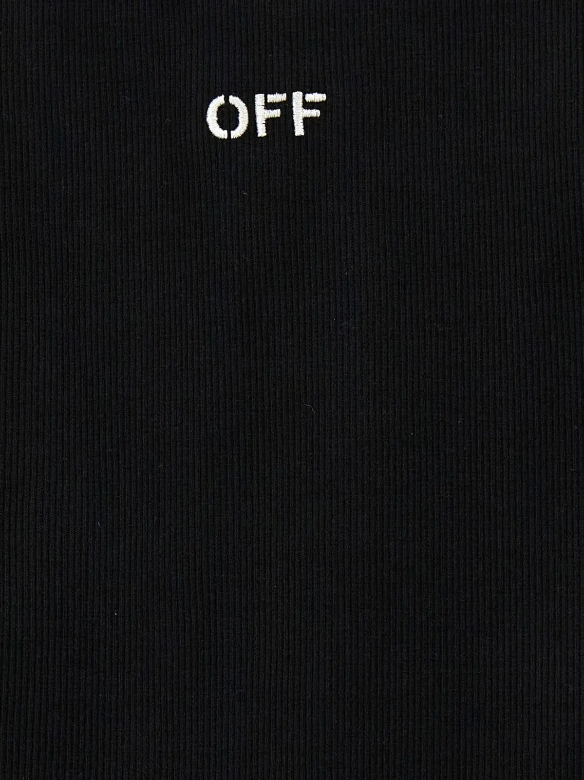 Топ Off stamp Off-White Чорний 4 'Off stamp' top 98% cotton