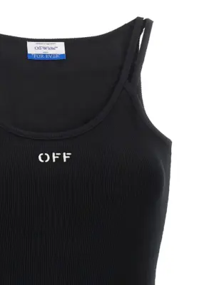 'Off stamp' dress Woman OFF-WHITE Black