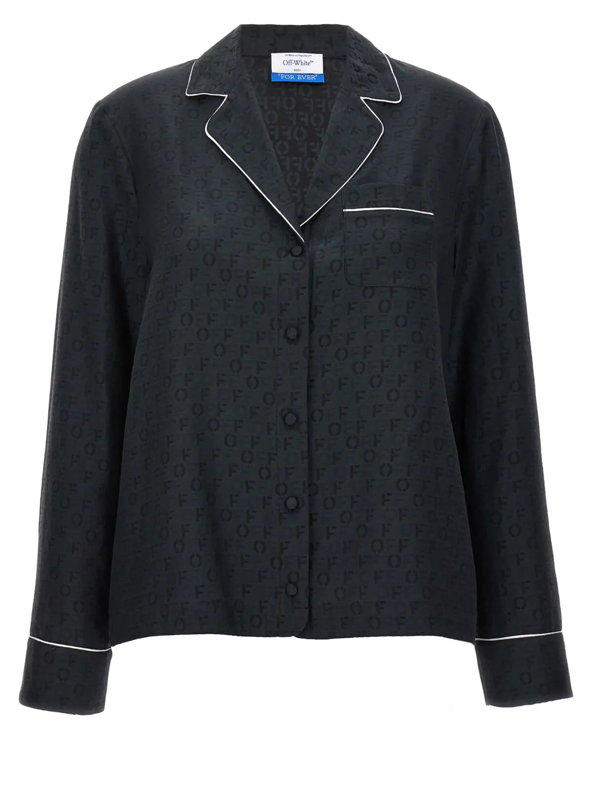 Сорочка Off Jaquard Pajama Off-White 1 'Off Jaquard Pajama' shirt OFF-WHITE Black