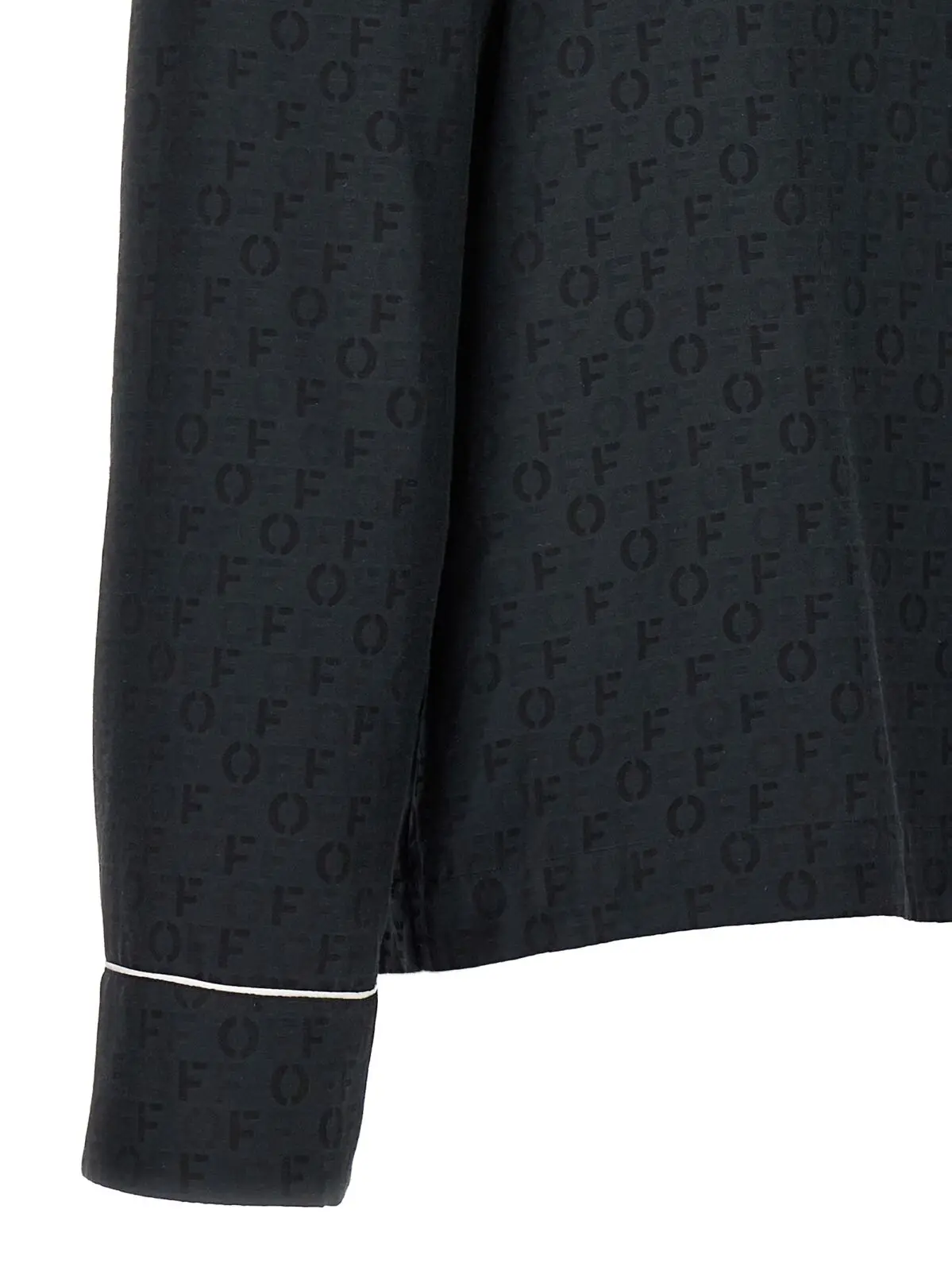 Сорочка Off Jaquard Pajama Off-White 4 'Off Jaquard Pajama' shirt 56% silk