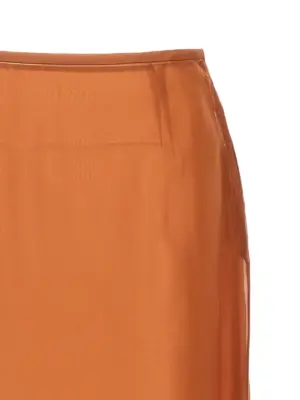 Organza skirt Woman PRADA Brown