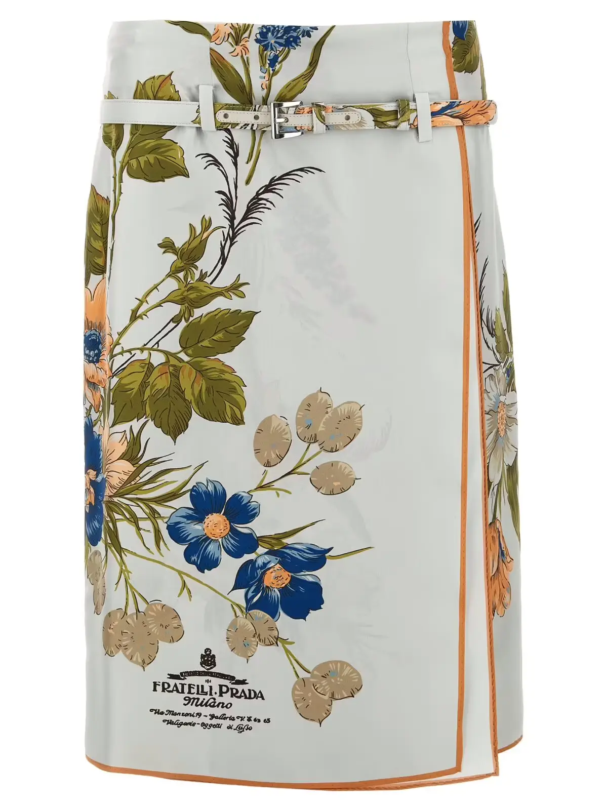 Спідниця Prada Genziana Блакитна 1 'Genziana' skirt PRADA Multicolor