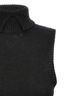 Cashmere vest Woman PRADA Black