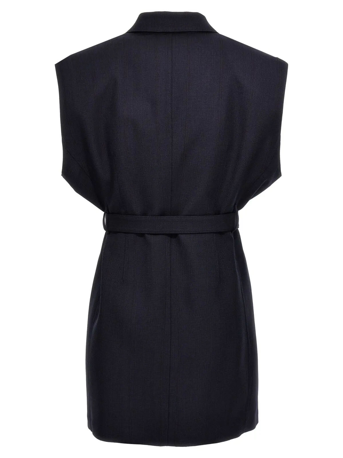 Жилет Вовняний Prada Синій 2 Belt wool vest P567OHOOO14XIF0124 PRADA Blue