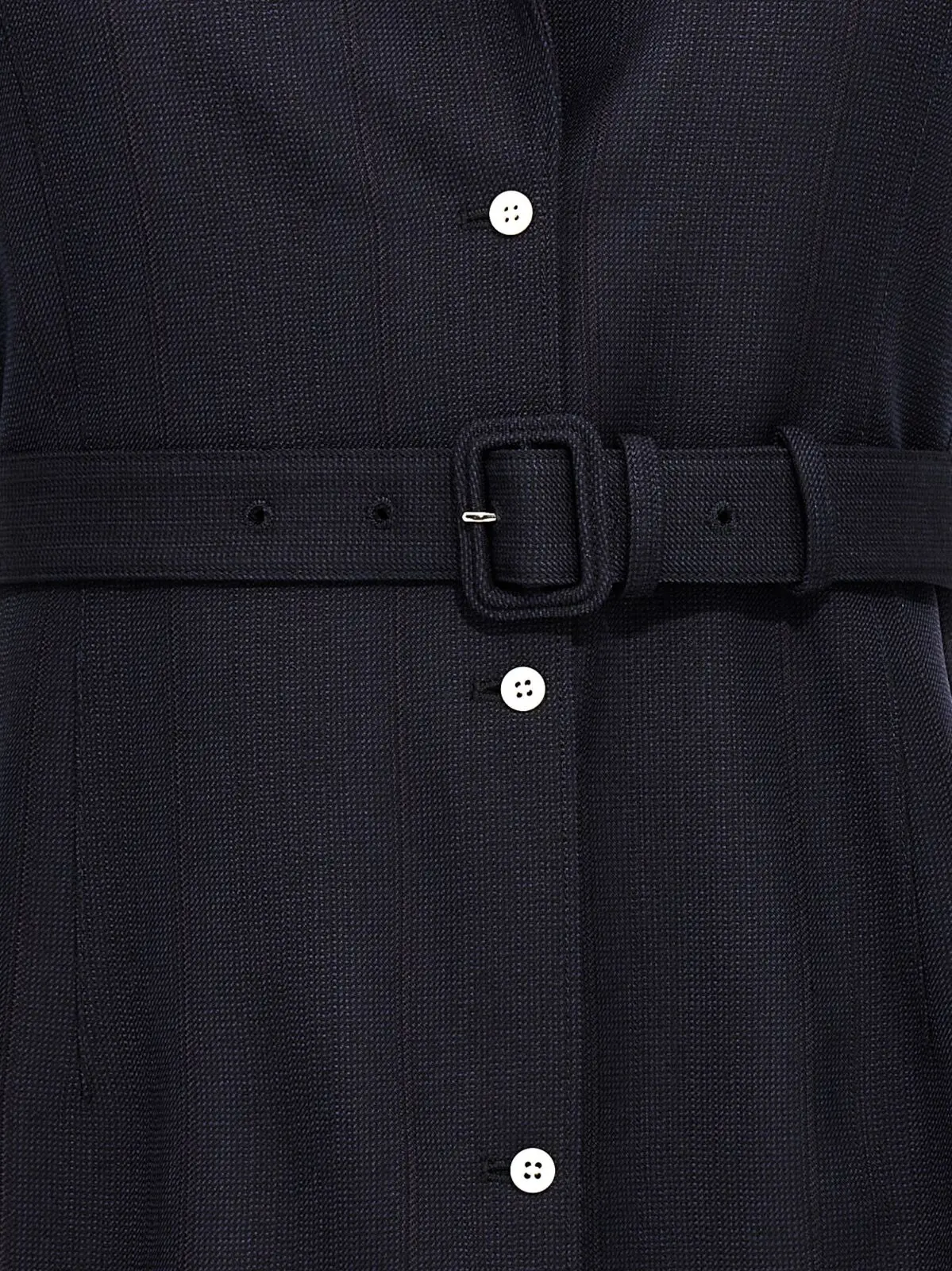 Жилет Вовняний Prada Синій 4 Belt wool vest 100% virgin wool PRADA Blue