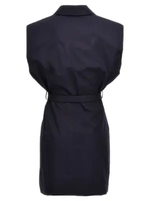 Belt poplin vest P567OHOOO1XV2F0008 PRADA Blue