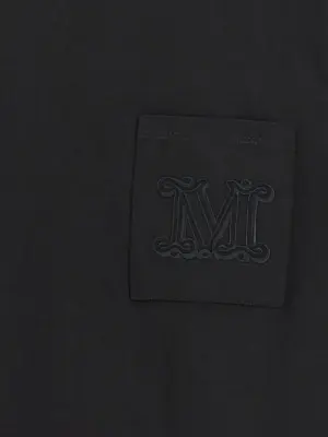 'Papaia' t-shirt 100% cotton MAX MARA Black