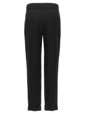 Metal bar detail trousers PAW497FAX1016LB999 TOM FORD Black