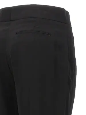 Metal bar detail trousers 100% viscose TOM FORD Black