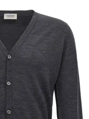 'Petworth' cardigan Man JOHN SMEDLEY Gray