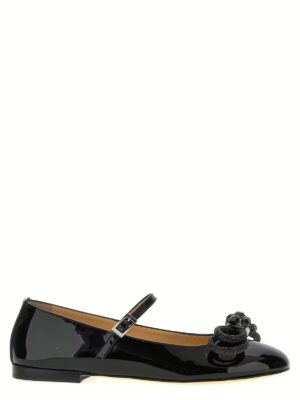 'Double Bow' ballet flats MACH & MACH Black