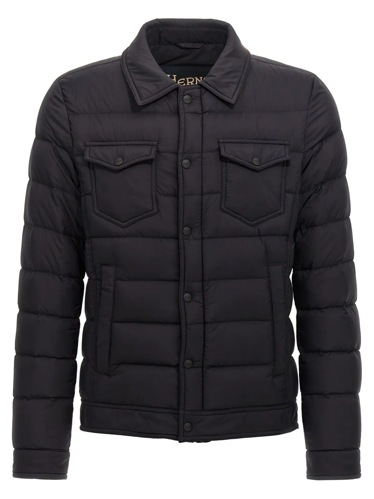 Пуховик Herno La Denim Чорний 1 'La Denim' down jacket HERNO Black