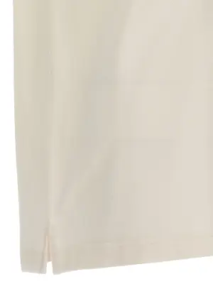 'Monogram' polo shirt 100% polyester PALM ANGELS White