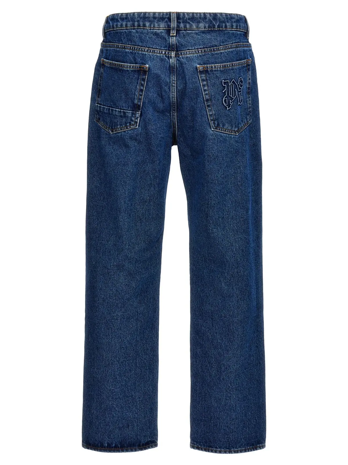 Джинси LW Monogram Palm Angels Синій 2 'LW Monogram' jeans PMYA039R24DEN00140104010 PALM ANGELS Blue