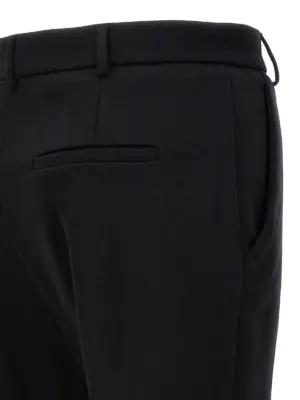 'Pontida' pants 100% cotton SPORTMAX Black