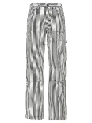 'Motors Carpenter' pants AMIRI White/Black