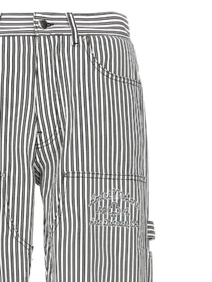 'Motors Carpenter' pants Man AMIRI White/Black