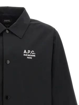 'Regis' overshirt Man A.P.C. Black