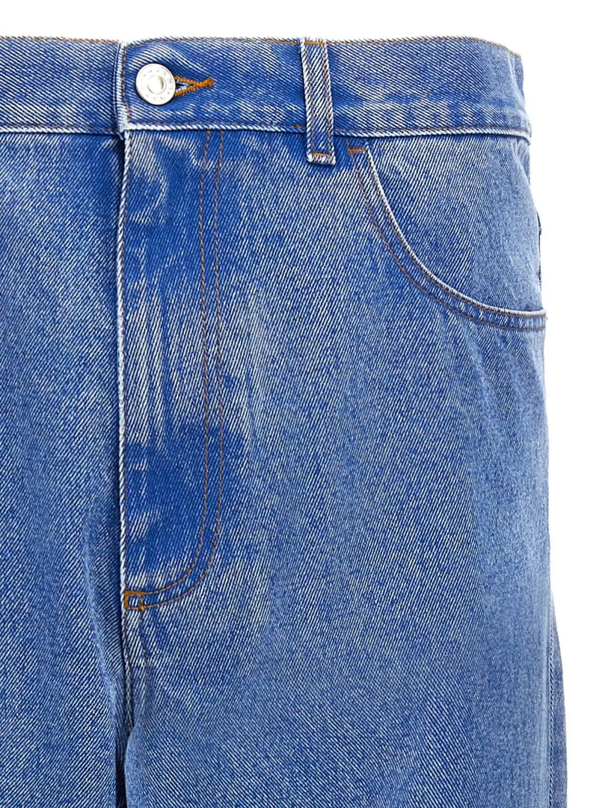 Джинси Marni Bleached Coated Сині 3 'Bleached Coated' jeans Man MARNI Blue