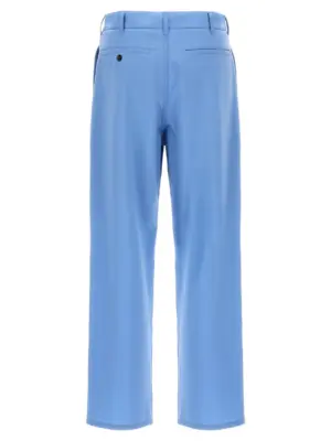 Logo embroidery pants PUMU0270SUUTP77100B21 MARNI Light Blue