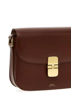 'Grace Small' crossbody bag Woman A.P.C. Brown