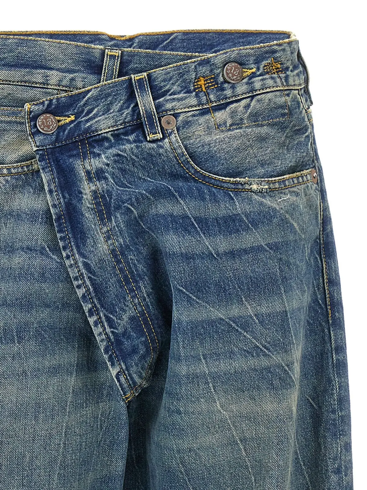 Джинси R13 Cross Over Сині 3 'Cross Over' jeans Woman R13 Blue