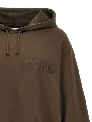 'Twisted' hoodie Man MAGLIANO Brown