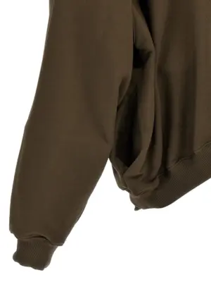 'Twisted' hoodie 100% cotton MAGLIANO Brown
