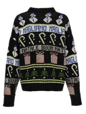 'Buone feste' sweater R5830188669 MAGLIANO Black