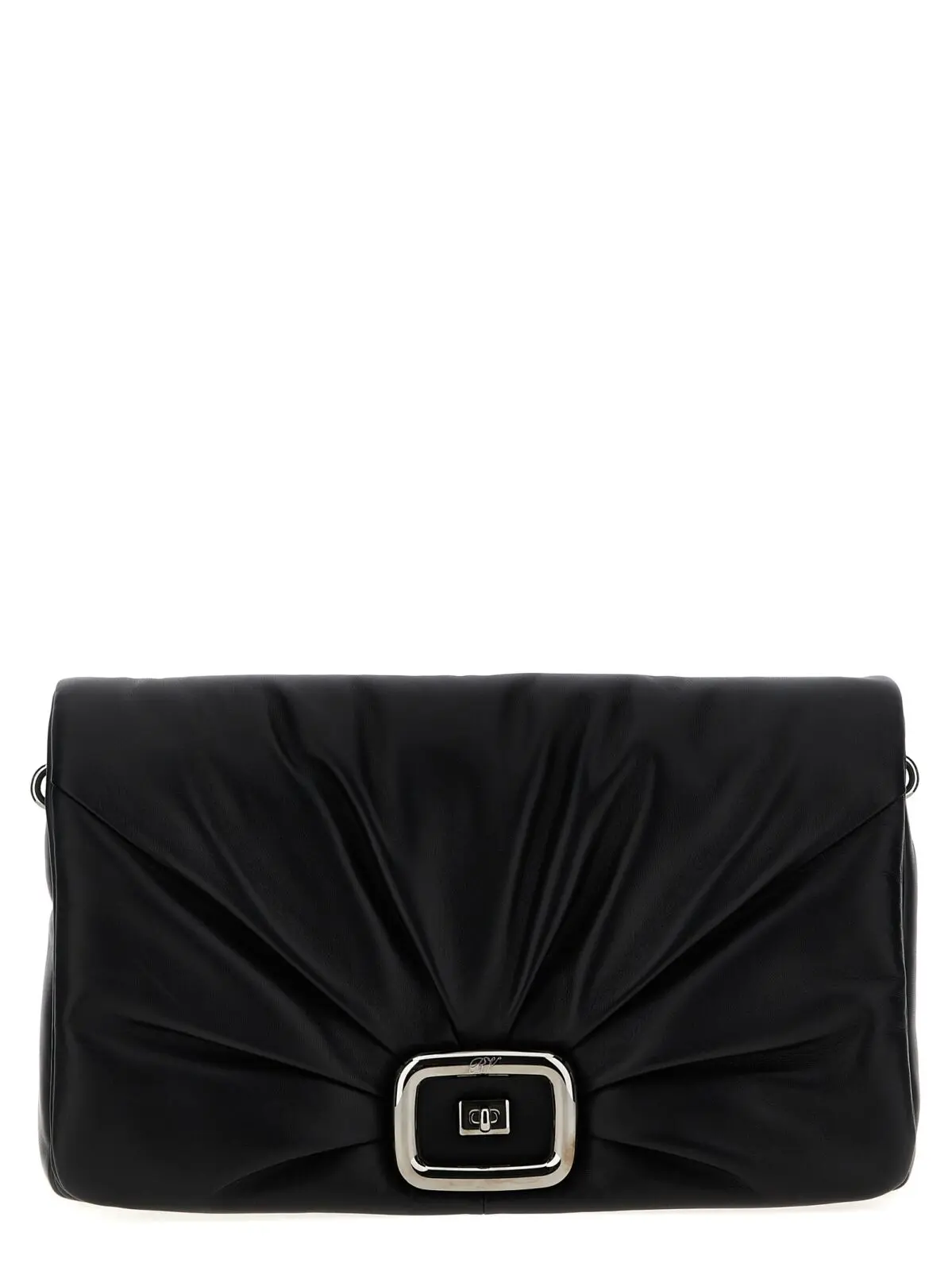 Сумка на плече Roger Vivier Viv Choc Large Чорна 1 'Viv' Choc Large' shoulder bag ROGER VIVIER Black