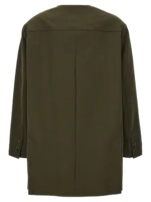 'Recital' midi jacket RECITAL004 MAX MARA Green
