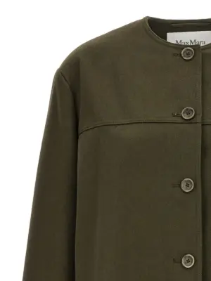 'Recital' midi jacket Woman MAX MARA Green