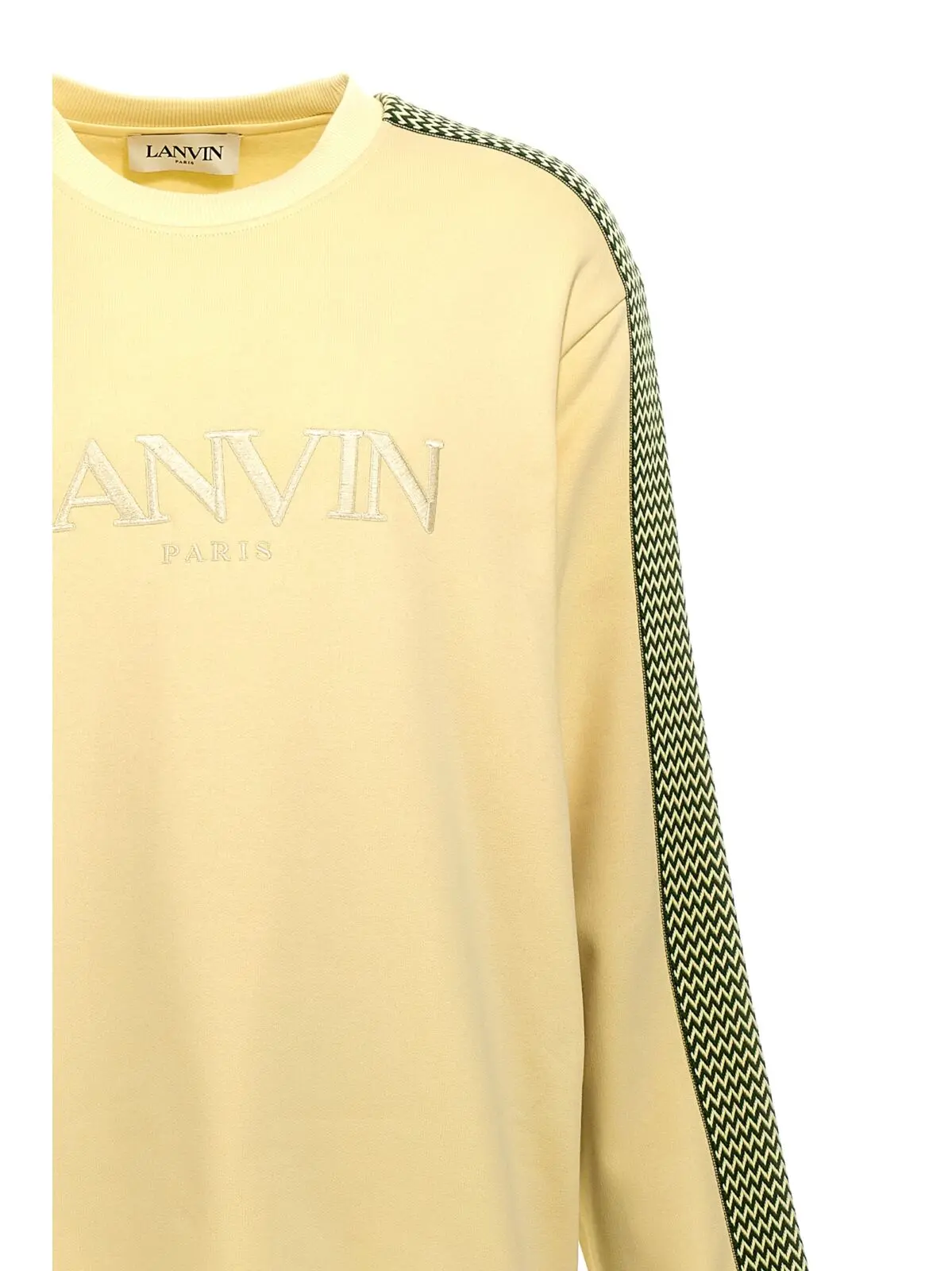 Світшот Lanvin Brodé Lanvin Side Curb Жовтий 3 'Brodé Lanvin Side Curb' sweatshirt Man LANVIN Yellow