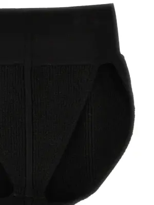 Panties in cachemire blend Woman RICK OWENS Black