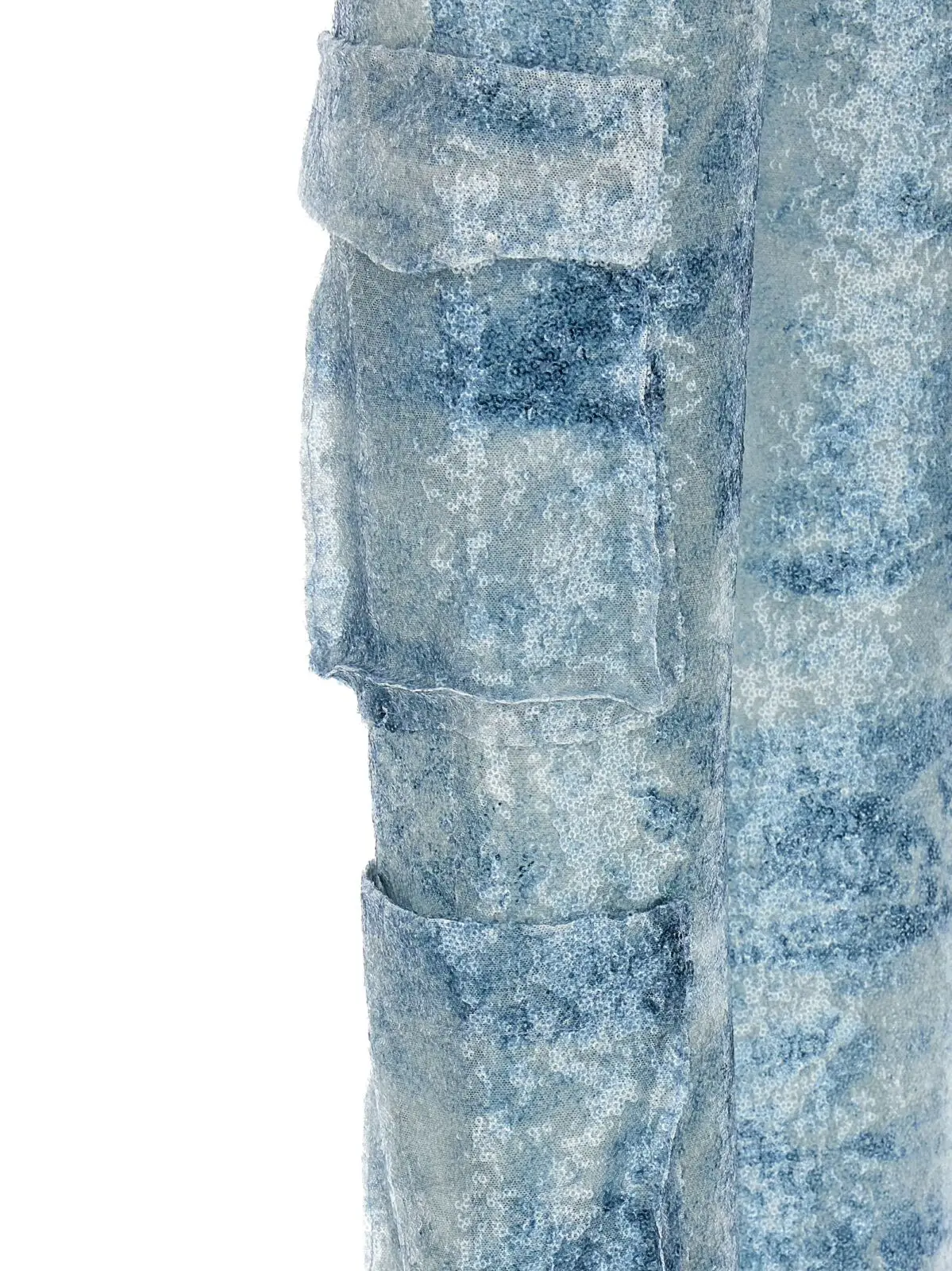 Штани вантажні Le Twins Robi Блакитні 4 'Robi' cargo trousers 95% polyester 5% elastane LE TWINS Light Blue