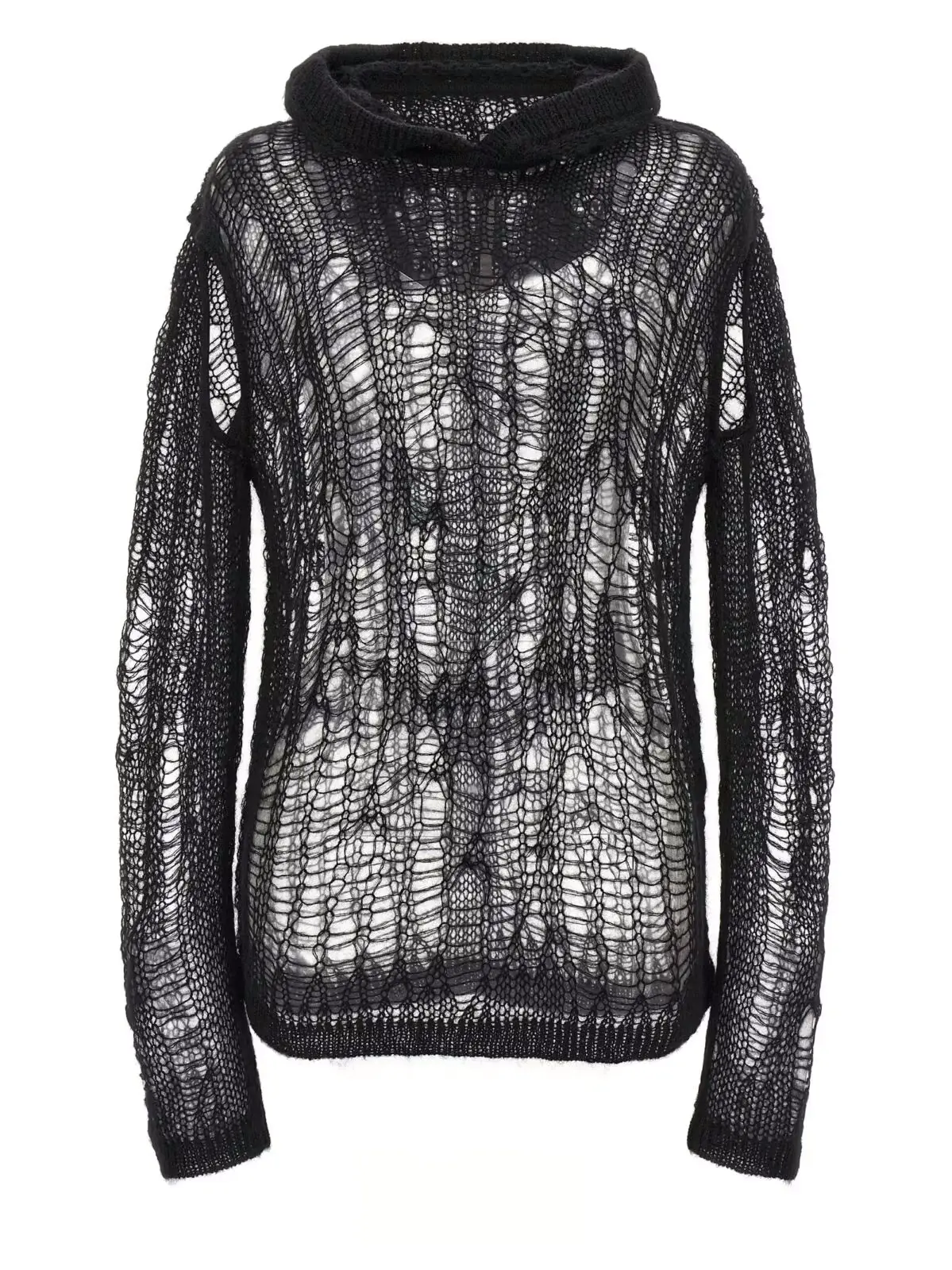 Светр з капюшоном Rick Owens Spider Hoodie Чорний 1 'Spider Hoodie' hooded sweater RICK OWENS Black