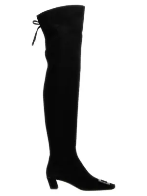 'Belle Vivier' cuissard boots ROGER VIVIER Black