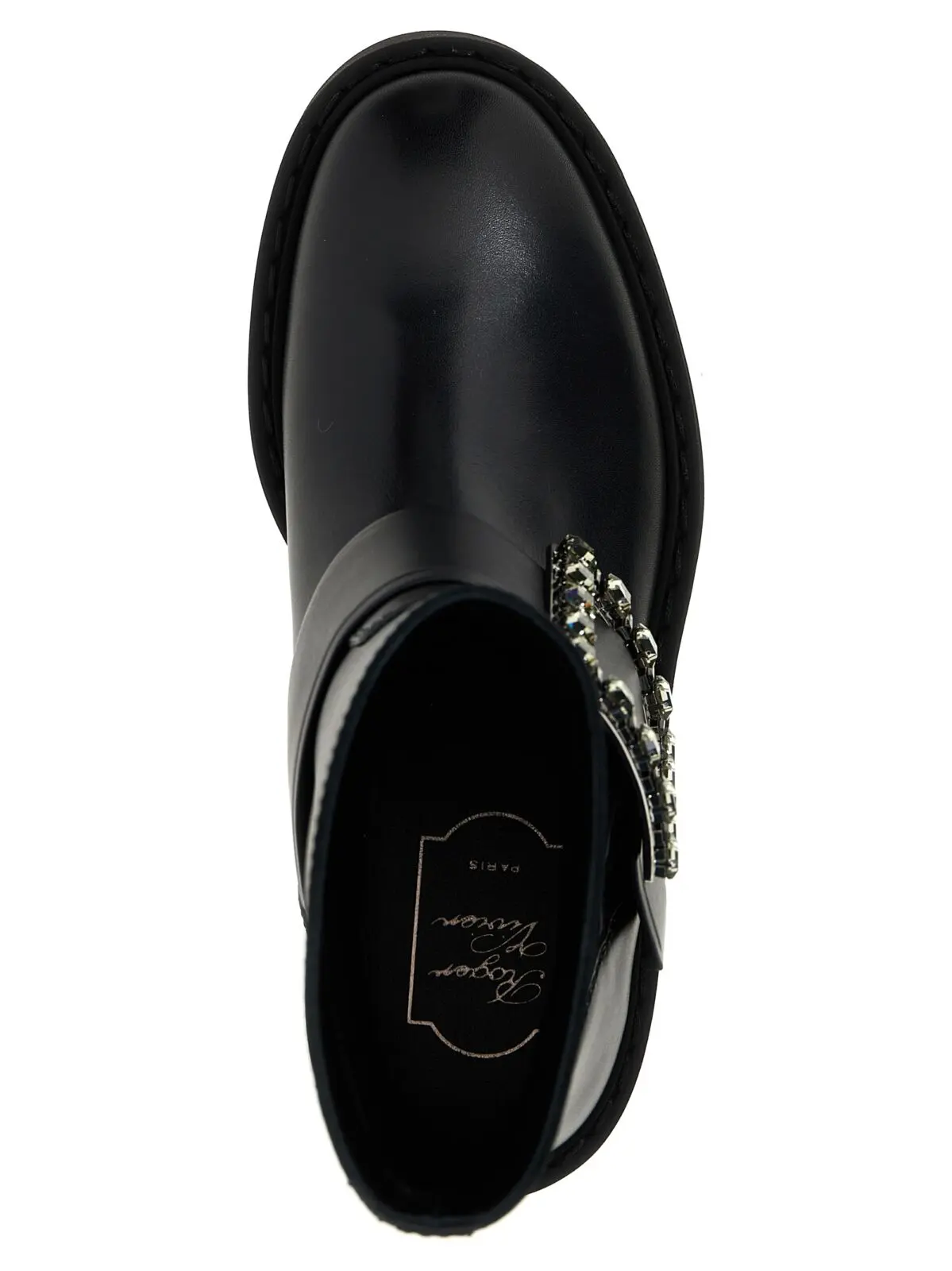 Черевики Roger Vivier Viv Rangers Чорні 4 'Viv Rangers' ankle boots 100% calfskin leather (Bos Taurus) ROGER VIVIER Black