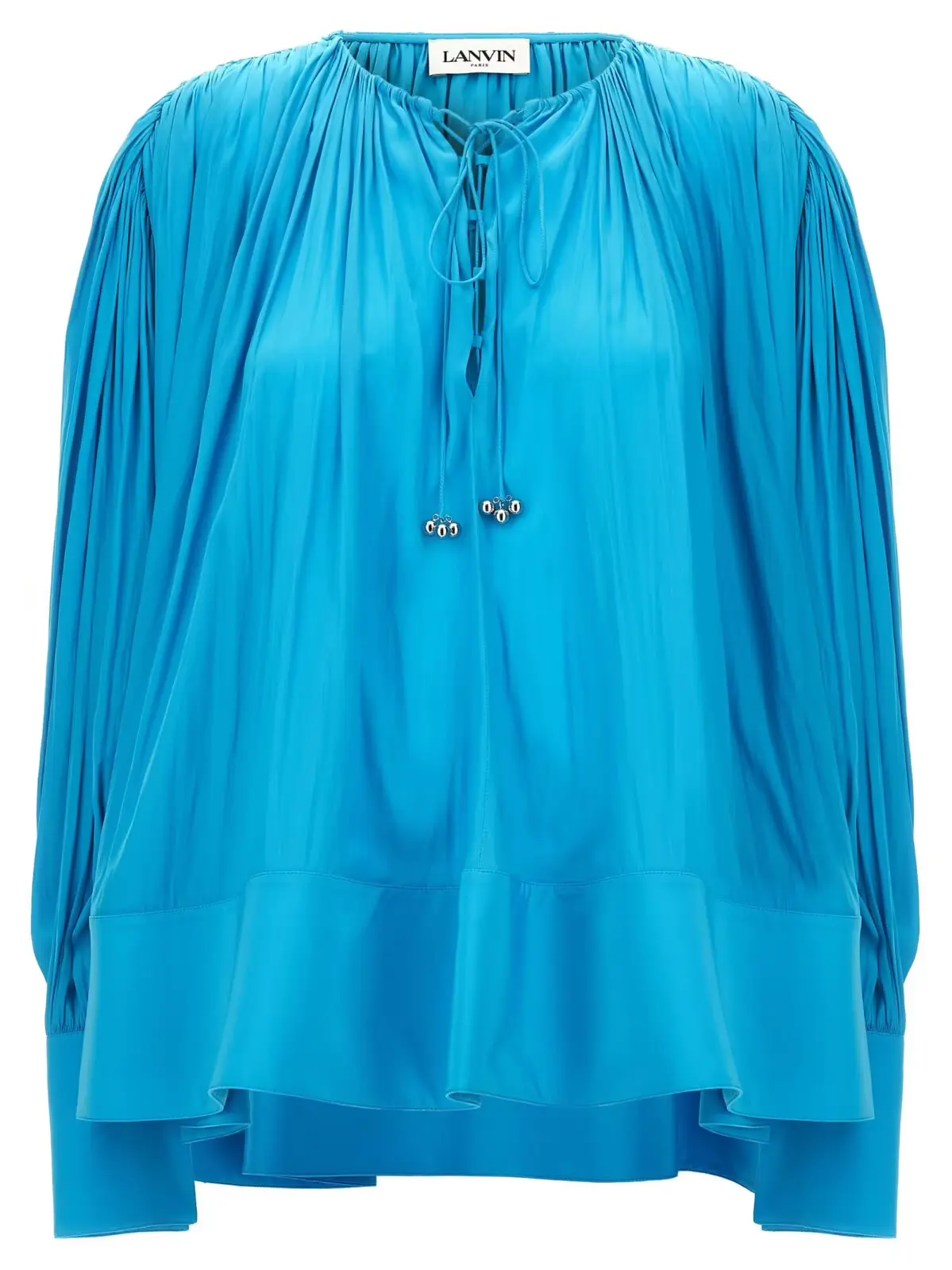 Широка блузка Lanvin 1 Wide blouse LANVIN Light Blue
