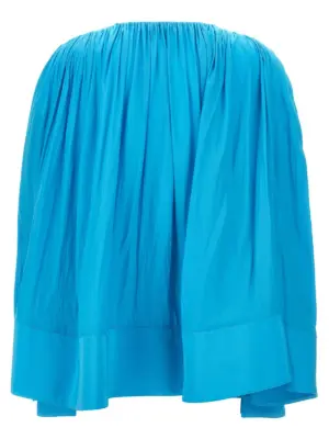 Wide blouse RWTO00184778P24220 LANVIN Light Blue