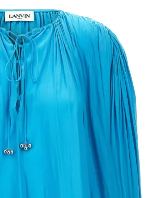 Wide blouse Woman LANVIN Light Blue