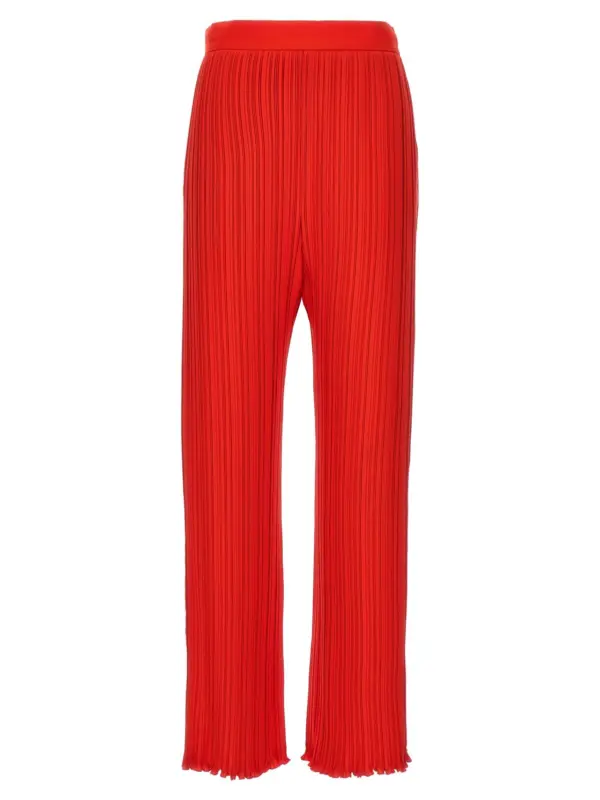 Pleated pants LANVIN Red
