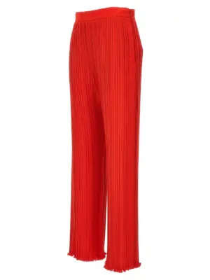 Pleated pants Woman LANVIN Red