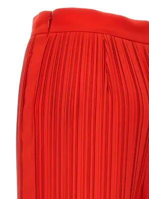 Pleated pants Spring Summer 2024 LANVIN Red