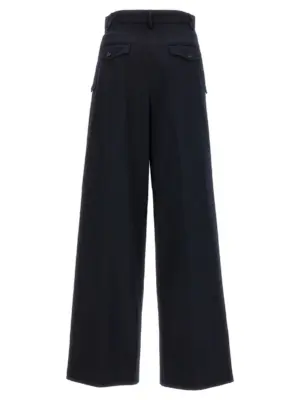 Loose leg front pleat pants RWTR00255782A2329 LANVIN Blue
